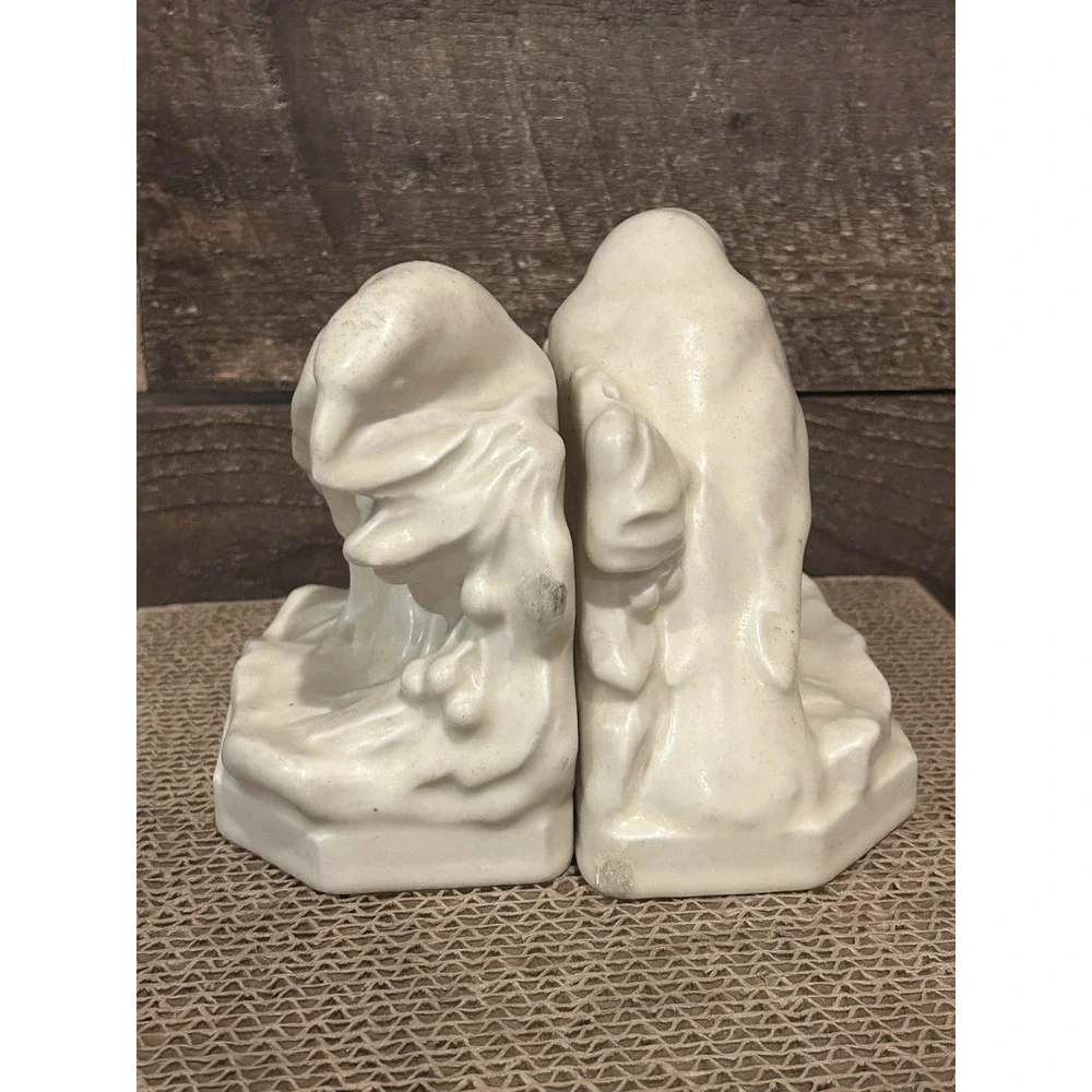 1939 Rookwood William McDonald‎ 2275 Rook Raven Bird Bookends 5.5